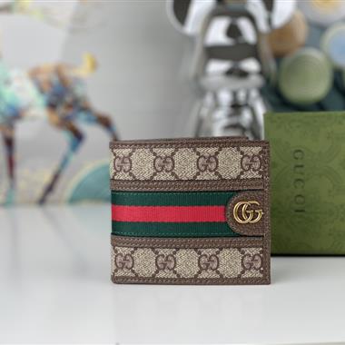 GUCCI  2024新款時尚休閒錢包  尺寸：11*9CM