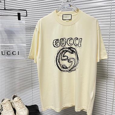 GUCCI  2024夏季新款短袖T恤 男女同款