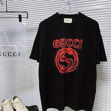 GUCCI  2024夏季新款短袖T恤 男女同款