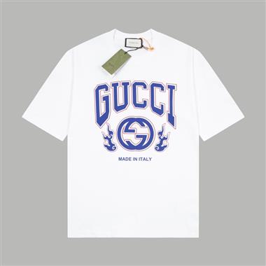 GUCCI  2024夏季新款短袖T恤 歐版尺寸偏大