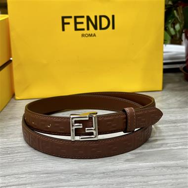 FENDI  2024新款時尚皮帶  2.0CM