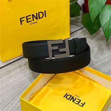 FENDI  2024新款時尚皮帶  3.8CM