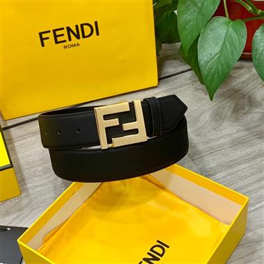 FENDI  2024新款時尚皮帶  3.8CM