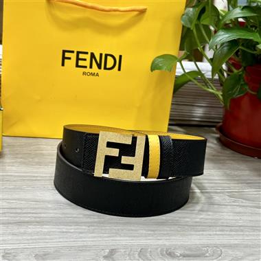 FENDI  2024新款時尚皮帶  4.0CM