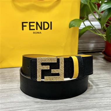 FENDI  2024新款時尚皮帶  4.0CM