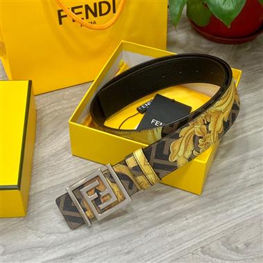 FENDI  2024新款時尚皮帶  4.0CM