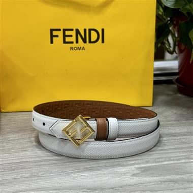 FENDI  2024新款時尚皮帶  2.0CM