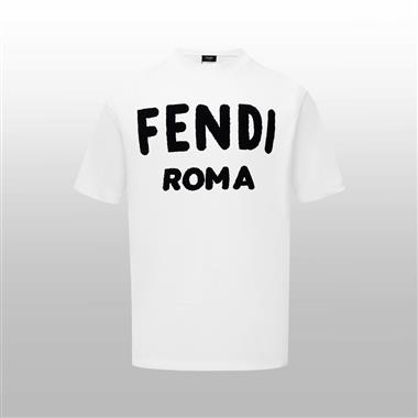 FENDI  2024夏季新款短袖T恤 歐版尺寸偏大