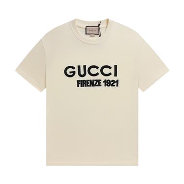 GUCCI   2024夏季新款短袖T恤 男女同款