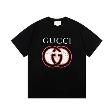 GUCCI   2024夏季新款短袖T恤 歐版尺寸偏大