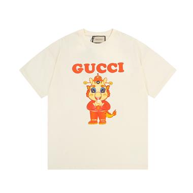 GUCCI   2024夏季新款短袖T恤 歐版尺寸偏大