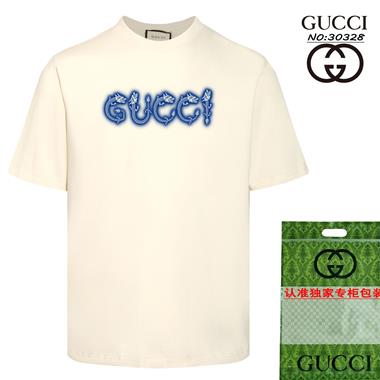 GUCCI   2024夏季新款短袖T恤 男女同款