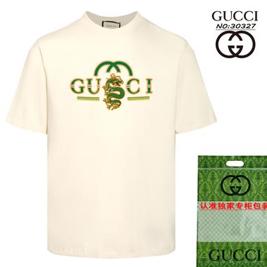 GUCCI   2024夏季新款短袖T恤 男女同款