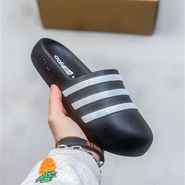 Adidas 三葉草adiFOM adilette 包頭面包拖鞋涼拖鞋