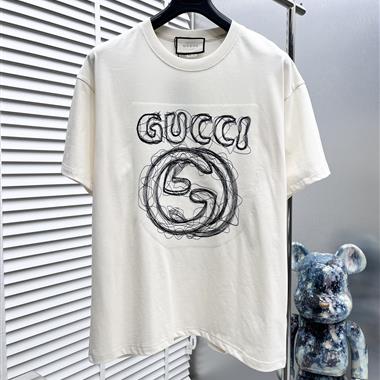 GUCCI   2024夏季新款短袖T恤