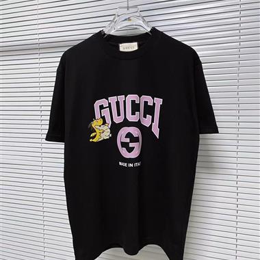 GUCCI  2024夏季新款短袖T恤 男女同款