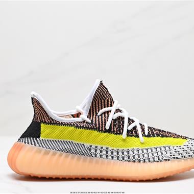 Adidas 椰子350 yeezy 350 V2  爆米花中底休閑運動慢跑鞋 