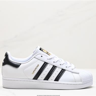 Adidas三葉草 Originals Superstar」Sail/Green/Lace「貝殼頭系列低幫經典百搭休閑運動板鞋