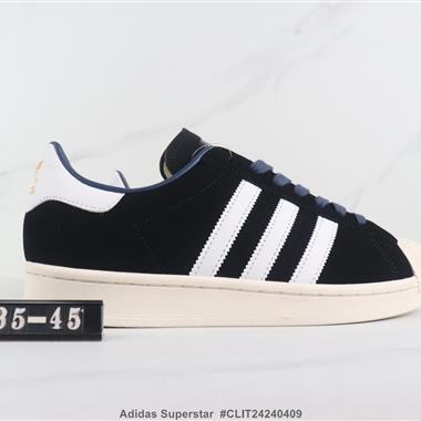 Adidas Superstar三葉草貝殼頭板鞋 