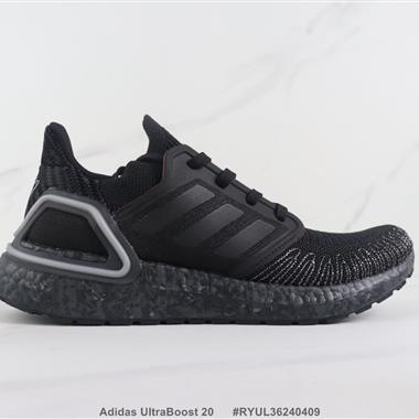 Adidas UltraBoost 20 爆米花緩震跑步鞋