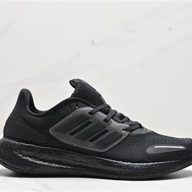 Adidas PureBOOST 22爆米花緩震中底跑步鞋