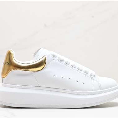 Alexander McQueen Sole Leather Sneakers低幫時裝厚底休閑運動小白鞋