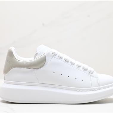 Alexander McQueen Sole Leather Sneakers低幫時裝厚底休閑運動小白鞋