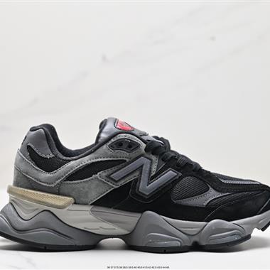 New Balance 9060」Black/Castlerock「系列復古百搭休閑運動跑步鞋