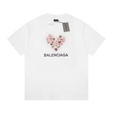Balenciaga   2024夏季新款短袖T恤  歐版尺寸偏大