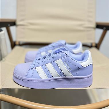 Adidas Originals Superstar XLG 貝殼頭厚底休閑板鞋