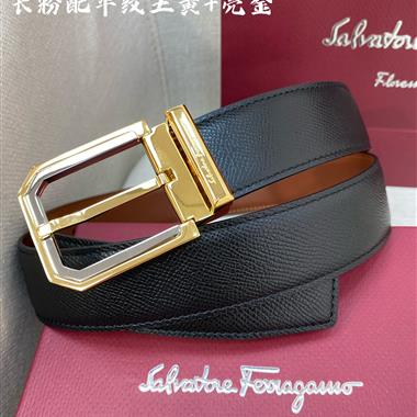 Ferragamo  2024新款時尚皮帶  3.5CM