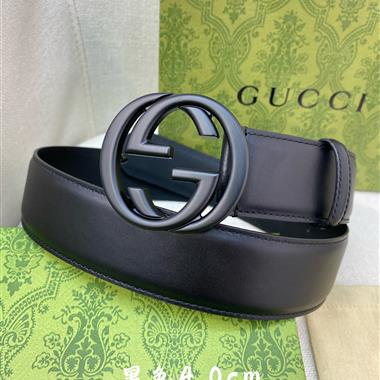 GUCCI   2024新款時尚皮帶  4.0CM