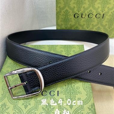 GUCCI   2024新款時尚皮帶  4.0CM