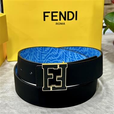 FENDI   2024新款時尚皮帶  4.0CM