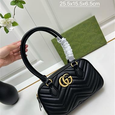 GUCCI   2024新款時尚女生休閒包  尺寸：25.5x15.5x6.5CM