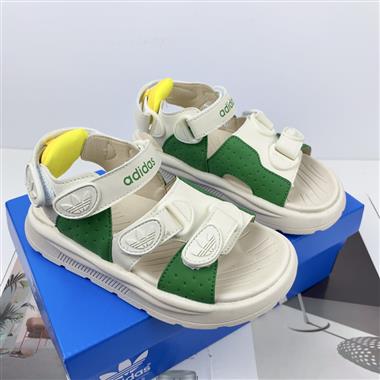 ADIDAS 新款三葉草夏季戶外沙灘鞋涼鞋