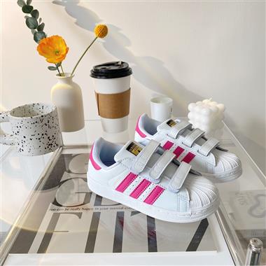 ADIDAS 貝殼頭魔術扣童鞋