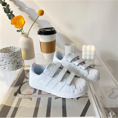 ADIDAS 貝殼頭魔術扣童鞋