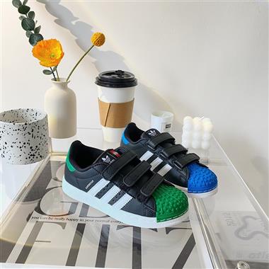 ADIDAS 貝殼頭魔術扣童鞋