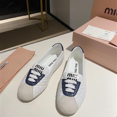 MIUMIU   2024新款女生休閒時尚鞋子