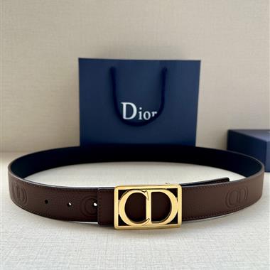 DIOR   2024新款時尚皮帶  3.5CM