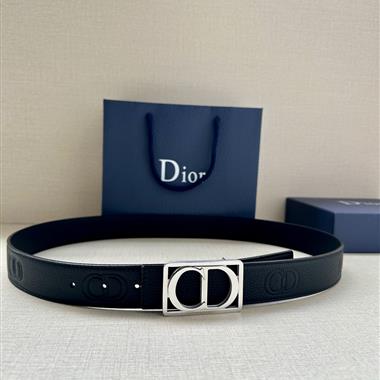 DIOR   2024新款時尚皮帶  3.5CM