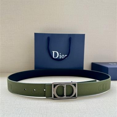 DIOR   2024新款時尚皮帶  3.5CM