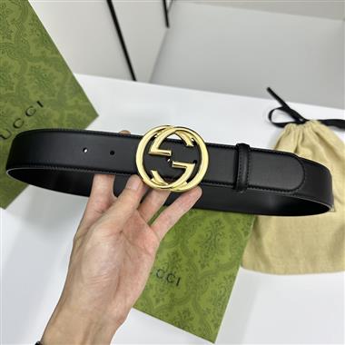 GUCCI   2024新款時尚皮帶  3.8CM