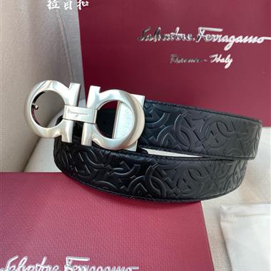 Ferragamo   2024新款時尚皮帶  3.5CM