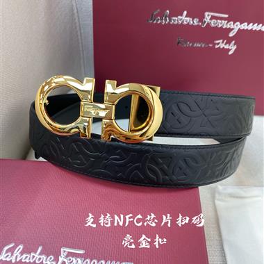 Ferragamo   2024新款時尚皮帶  3.5CM