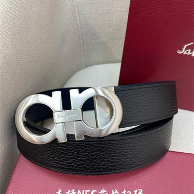 Ferragamo   2024新款時尚皮帶  3.5CM