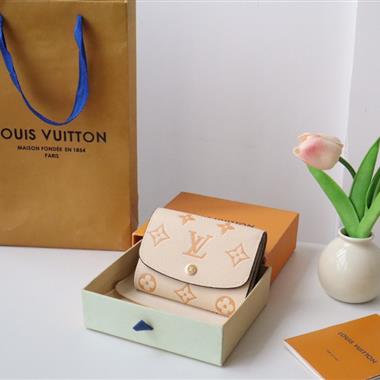 LOUIS VUITTON   2024新款時尚皮夾   尺寸：12*9.5*2.5CM