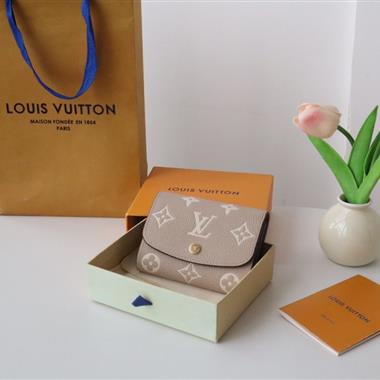 LOUIS VUITTON   2024新款時尚皮夾   尺寸：12*9.5*2.5CM