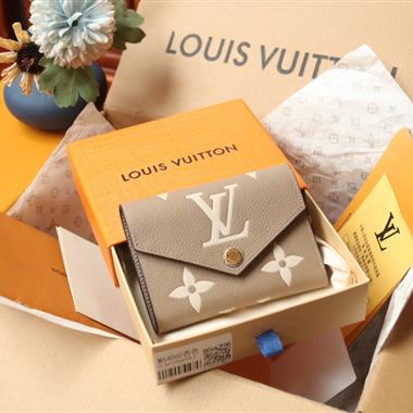 LOUIS VUITTON   2024新款時尚皮夾  尺寸：12*9.5*1.5CM